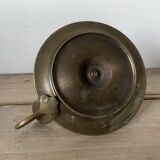 Old brass candle holder