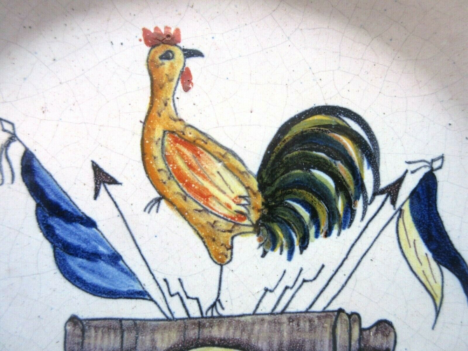 Revolutionary plate: I watch over the Nation 1793, COQ on cannon