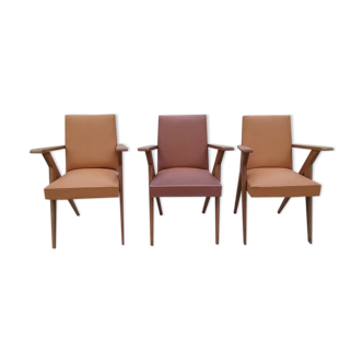 Three armchairs