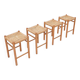 Condogu stools by Luigi Massoni for Porro, 1970s, set of 4.