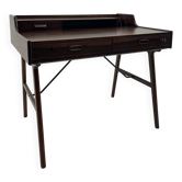 Bureau danois modèle 56 en palissandre par Arne Wahl Iversen pour Vinde Mobelfabrik