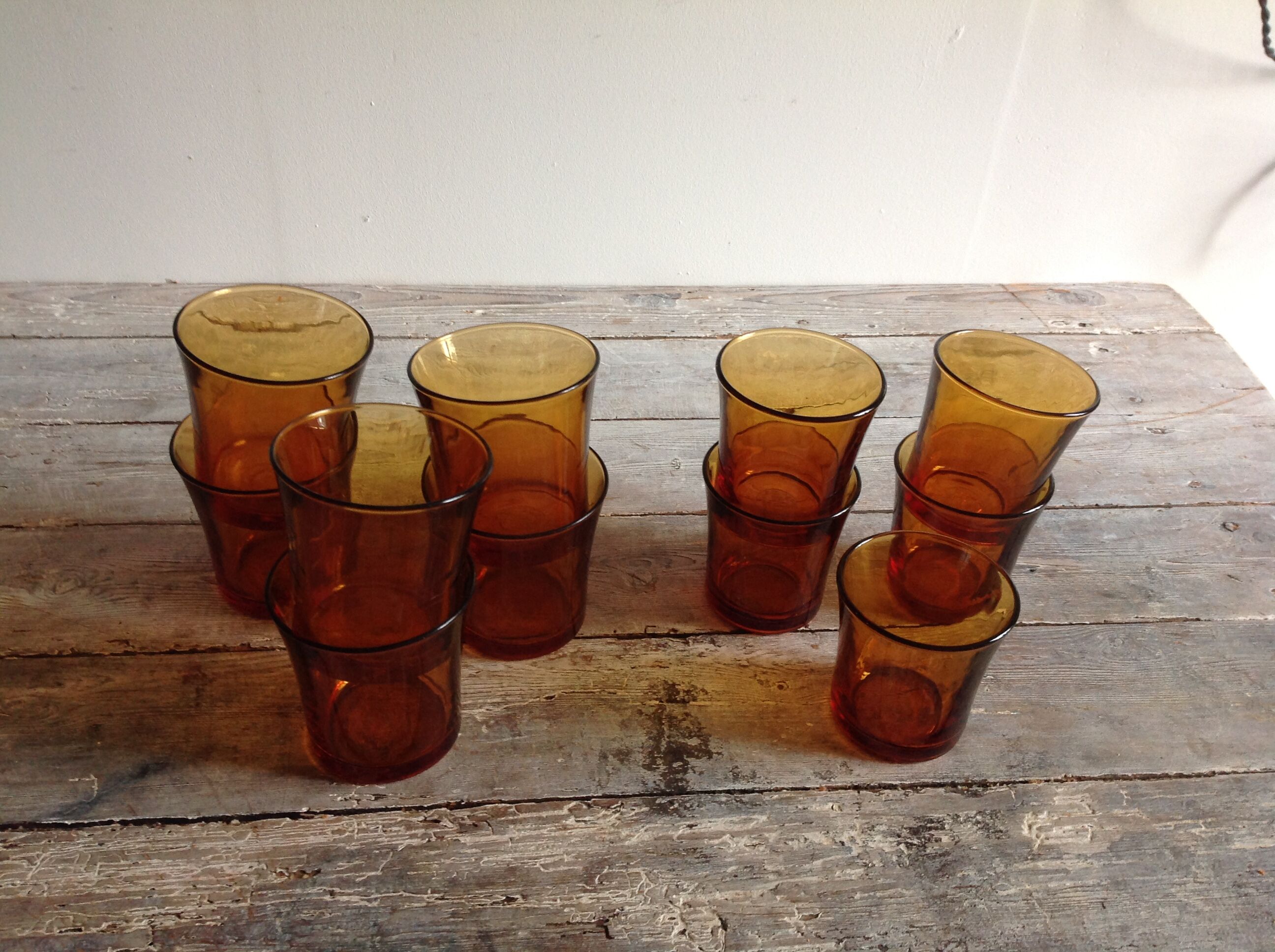 Lot of 11 vintage glasses