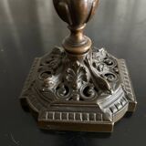 19th century bronze candle holder