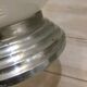 White glass globe ceiling light