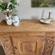 Antique carved oak sideboard