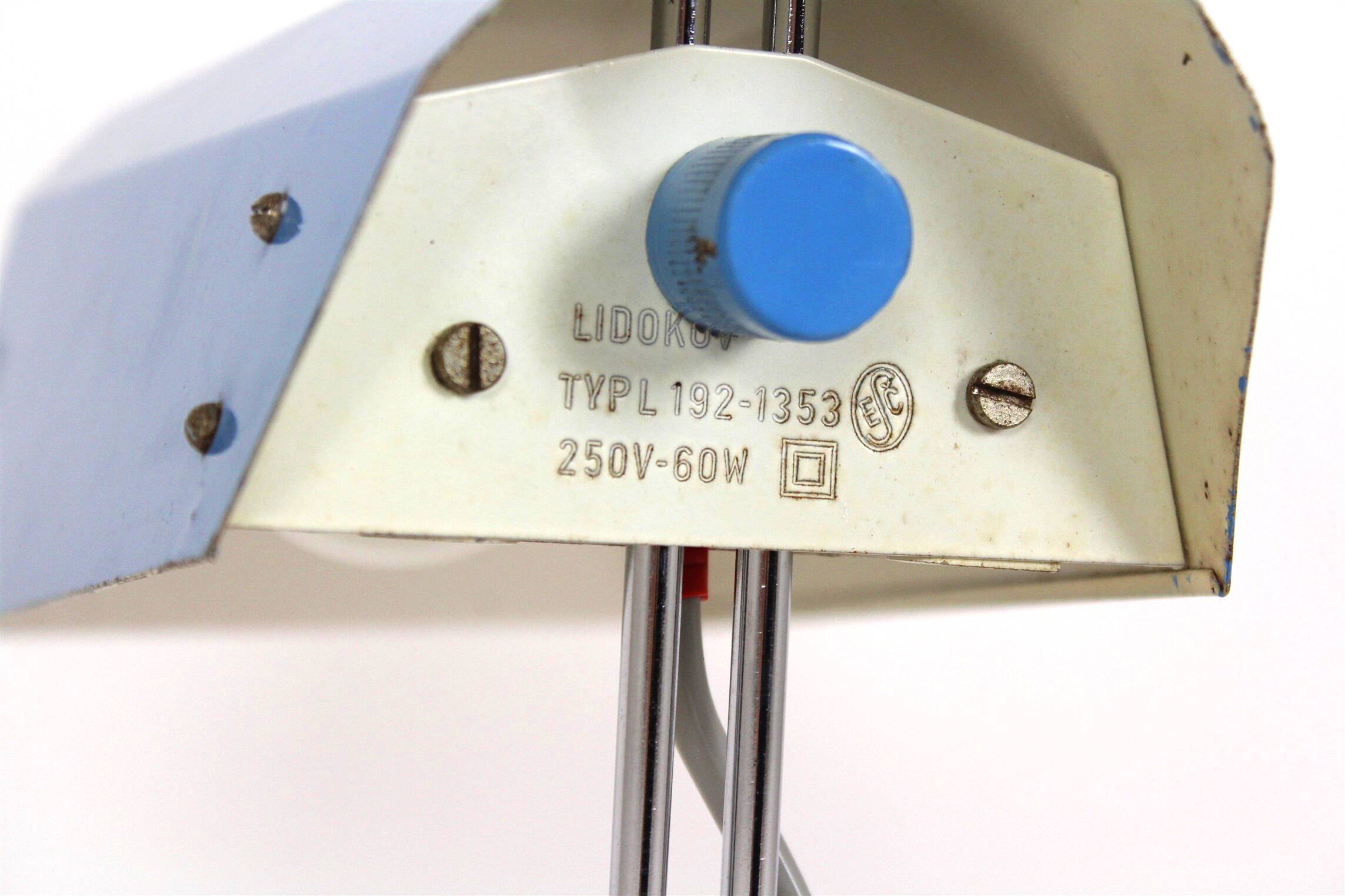 Blue Table Lamp by Josef Hurka for Lidokov, 1970s