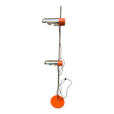 1970s orange designer floor lamp