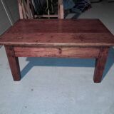 Old patinated coffee table