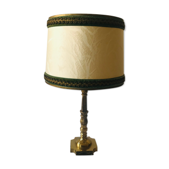 Brass bedside lamp