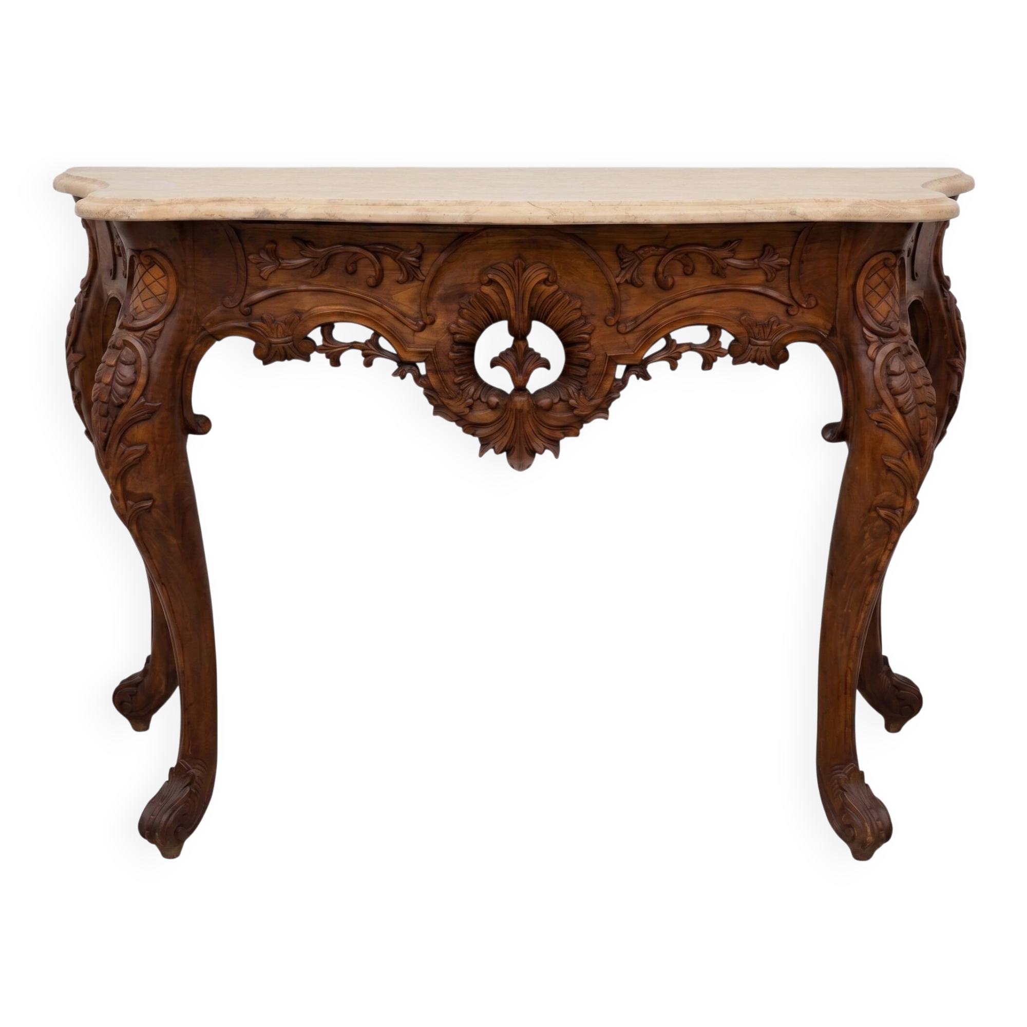 Console marbre ,sculptée artisanale