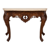 Console marbre ,sculptée artisanale
