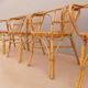 Rattan table and chair set