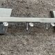 1950s stainless steel towel rack