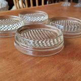 4 glass table legs