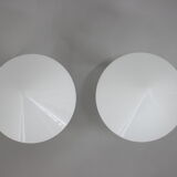 1940s pair of unique art deco table lamps with alabaster base ,czechoslovakia