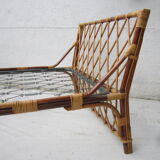 Bed with drawer rattan bed