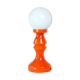 Lampe en verre orange par Vitropol, Pologne 1960s