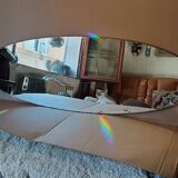 Italian oval wall mirror 1950.