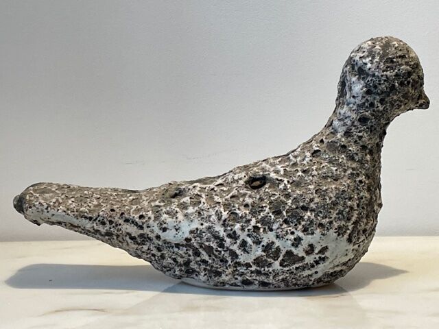 Vase zoomorphic sculpture "fat lava" Vallauris 1950