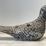 Vase zoomorphic sculpture "fat lava" Vallauris 1950