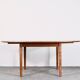 Midcentury Danish Teak Extending Round Table.