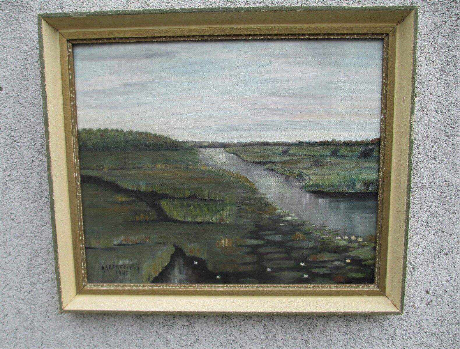 Oil Landscape, Sweden, 1940s