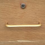 Desk 3 drawers 1 shelf year 60 vintage raw wood