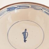 Asian bowl with metal frame imitating bamboo