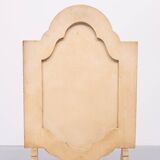 Embossed leather fire place screen 1950s italy