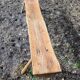Pair of brutalist wooden benches – 70s design style