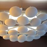 Impressive large modern cloud chandelier from the mid-century Milchhalle Vienna.