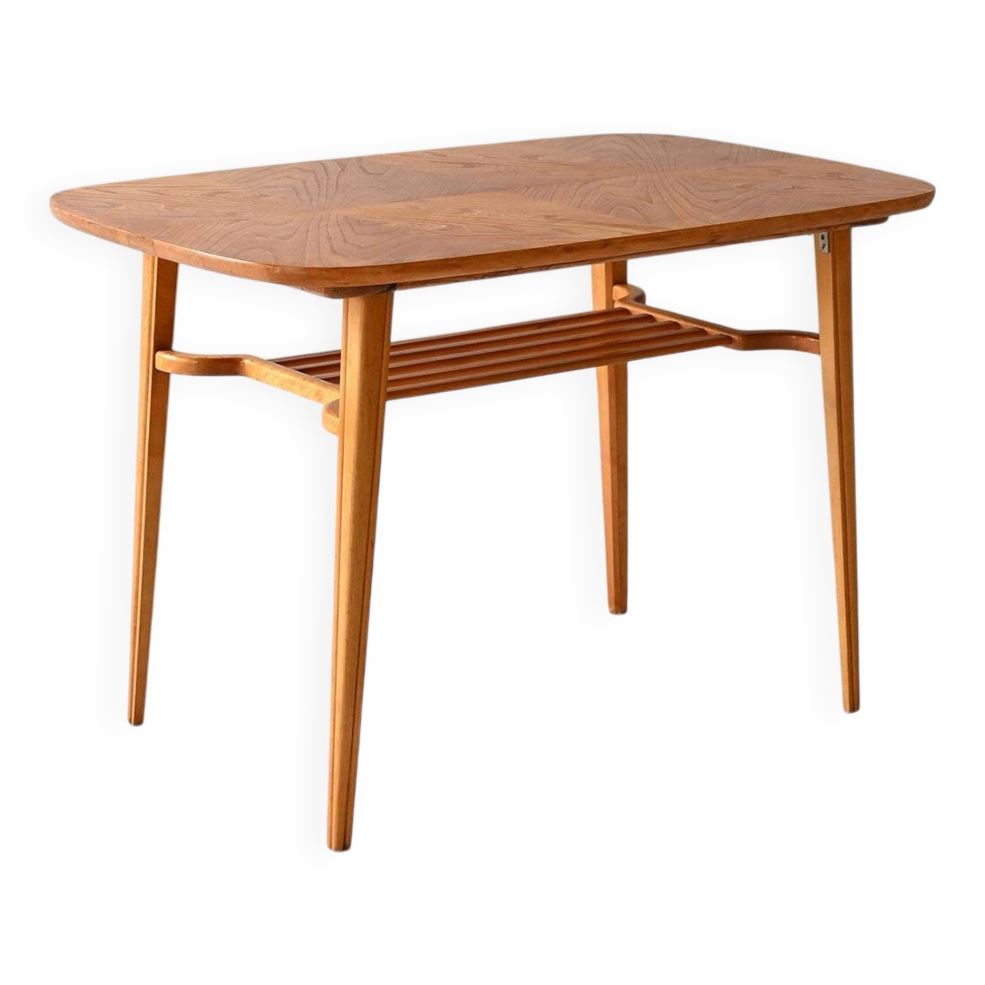 1960s Scandinavian coffee table in ash and beech