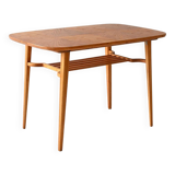 1960s Scandinavian coffee table in ash and beech