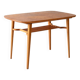 1960s Scandinavian coffee table in ash and beech