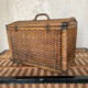 Wicker trunk woven nineteenth century
