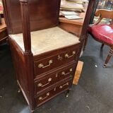 Mahogany barber's dresser