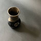 large glazed and glazed ceramic vase, handmade in red clay