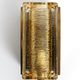 Danish vintage Atlantic model wall lamp, brass and glass, Vitrika 1960s