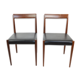 A pair of chairs by L & H. Lubke, Germany, 1960s