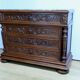 Walnut Commode by P. Guinand-Leglas, Renaissance style – 1920