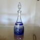 Service cristal couleur "Cristalleries de Lorraine" carafe et 5 verres