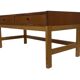 Meuble bas vintage danois modèle 1960, placage de teck
