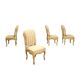 4 chaises en bois, Italie, XIXe siècle