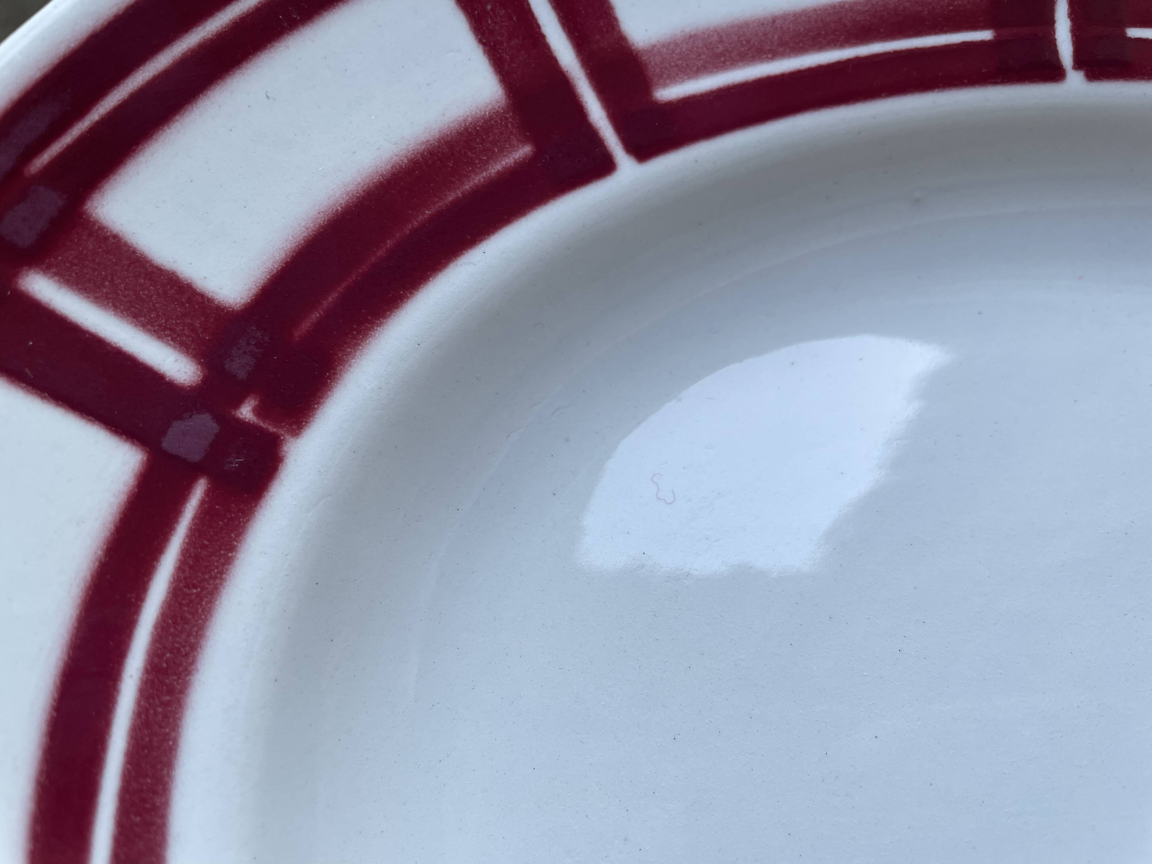 Badonviller ironstone oval dish