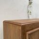 Storage unit in solid oak and veneer, circa 1960.