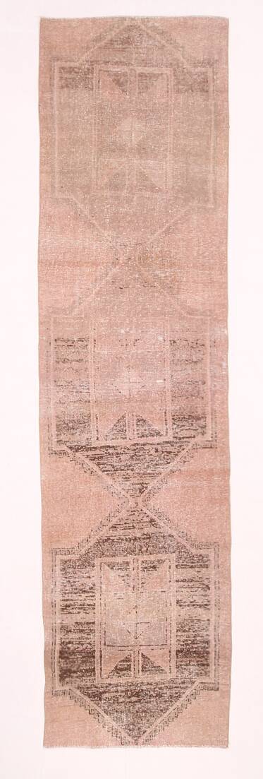 Turkish Rug Runner, 89x342Cm
