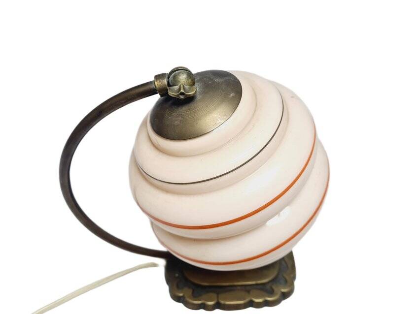Art Deco bedside lamp, Belgium, 1950s