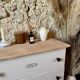 Commode en pin massif