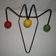 1950s Dupré-Hauser wall coat rack
