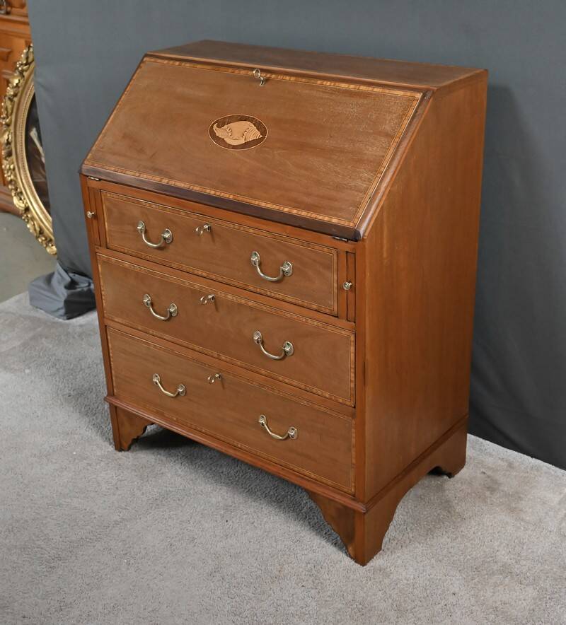 English Scriban in Mahogany – Early 20th Century